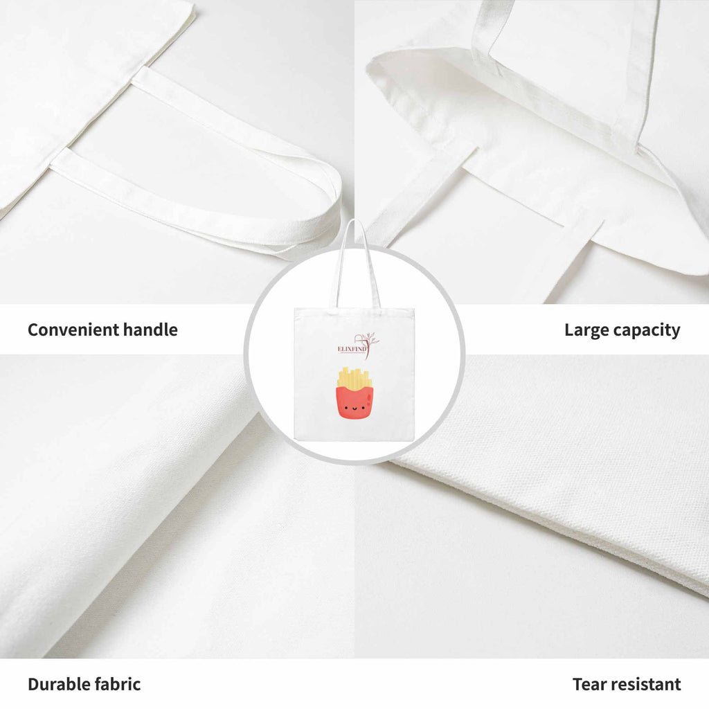 Canvas tote bag - French fries