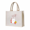 Stereoscopic canvas tote bag - Rabbit